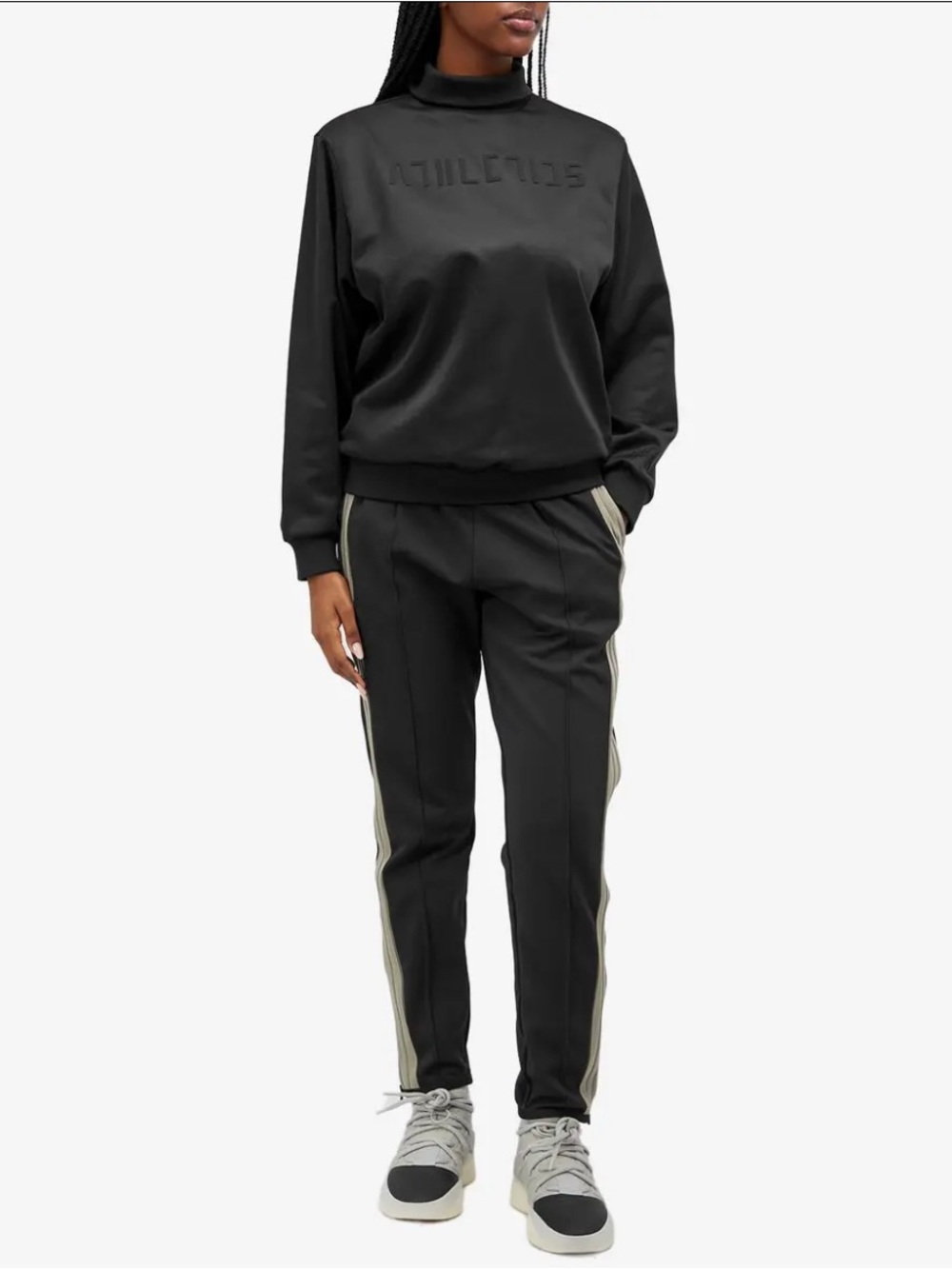 Adidas X Fear Of God Athletics Mock Neck Pullover Black